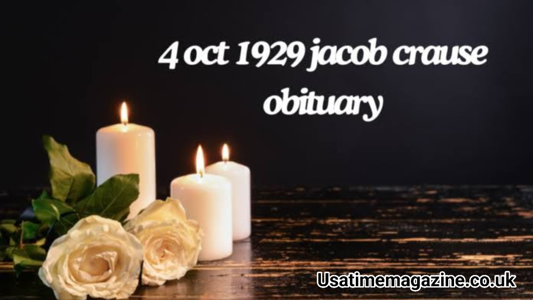 4 Oct 1929 Jacob Crause Obituary