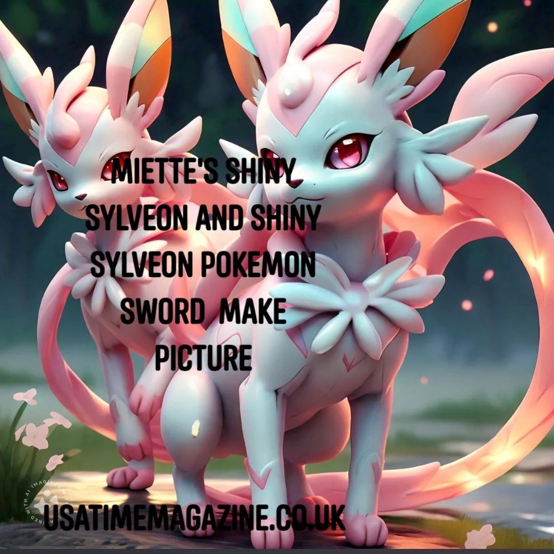 miette's shiny sylveon and shiny sylveon pokemon sword