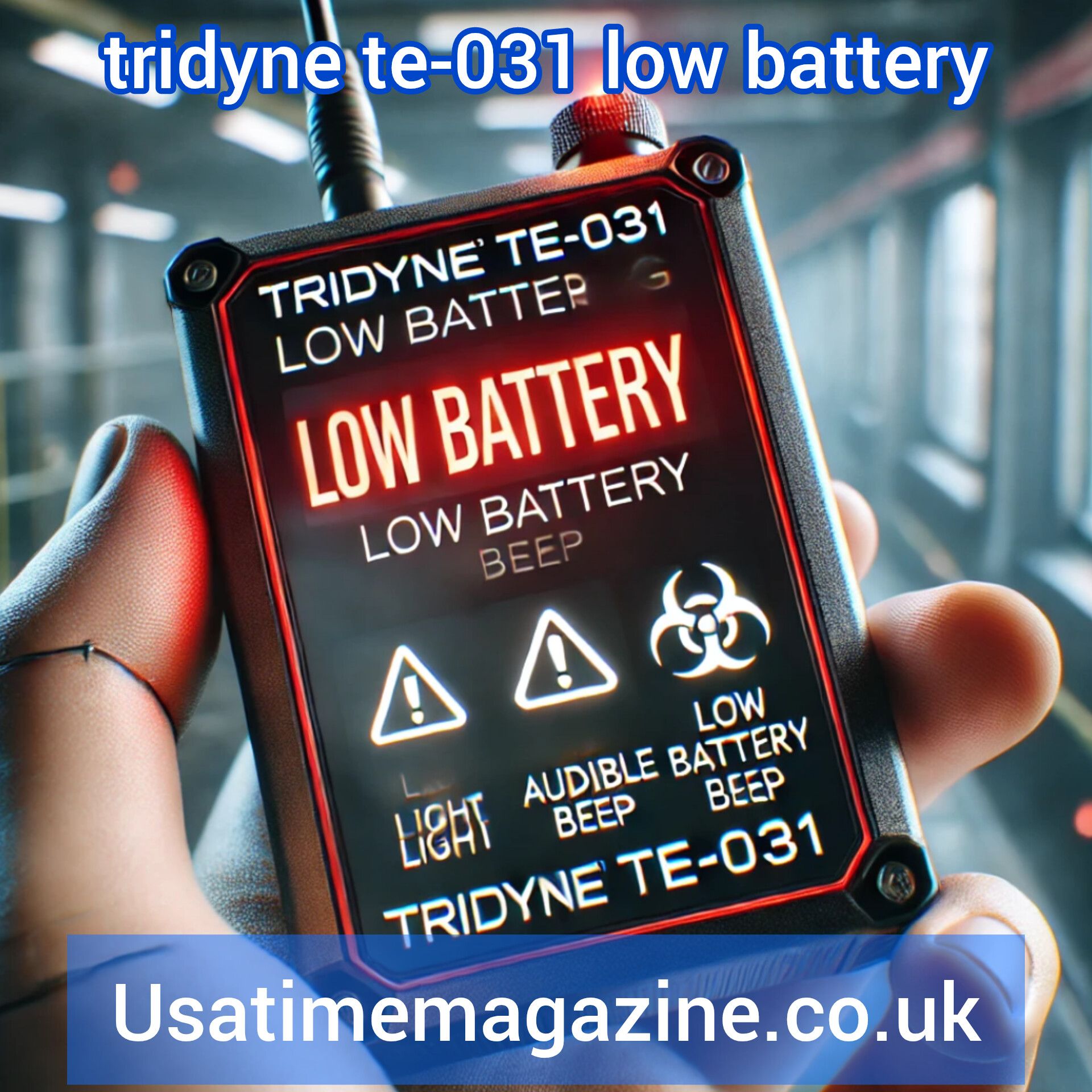 tridyne te 031 low battery