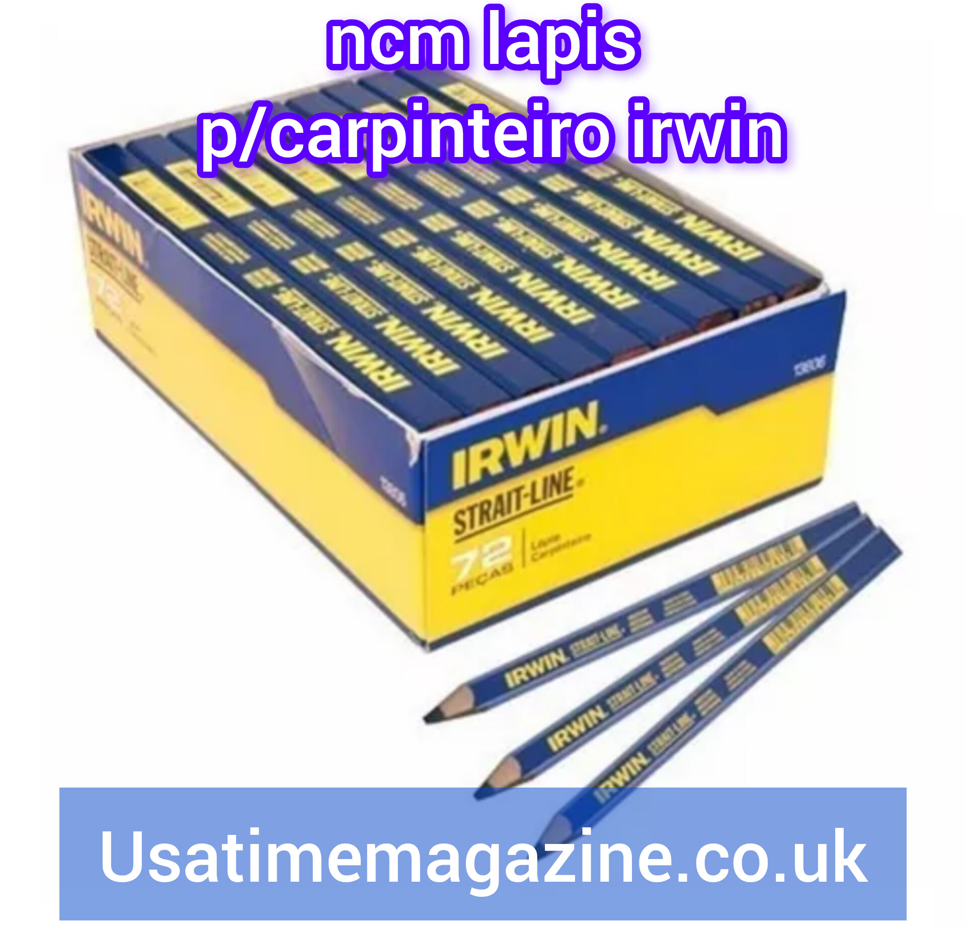 NCM Lapis P/Carpinteiro Irwin