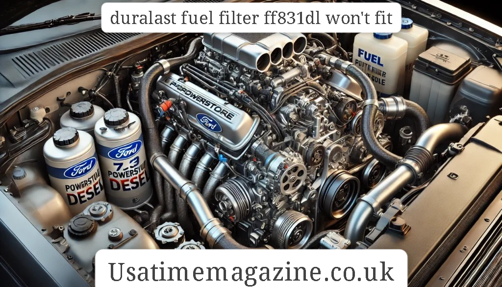 duralast fuel filter ff831dl won't fit