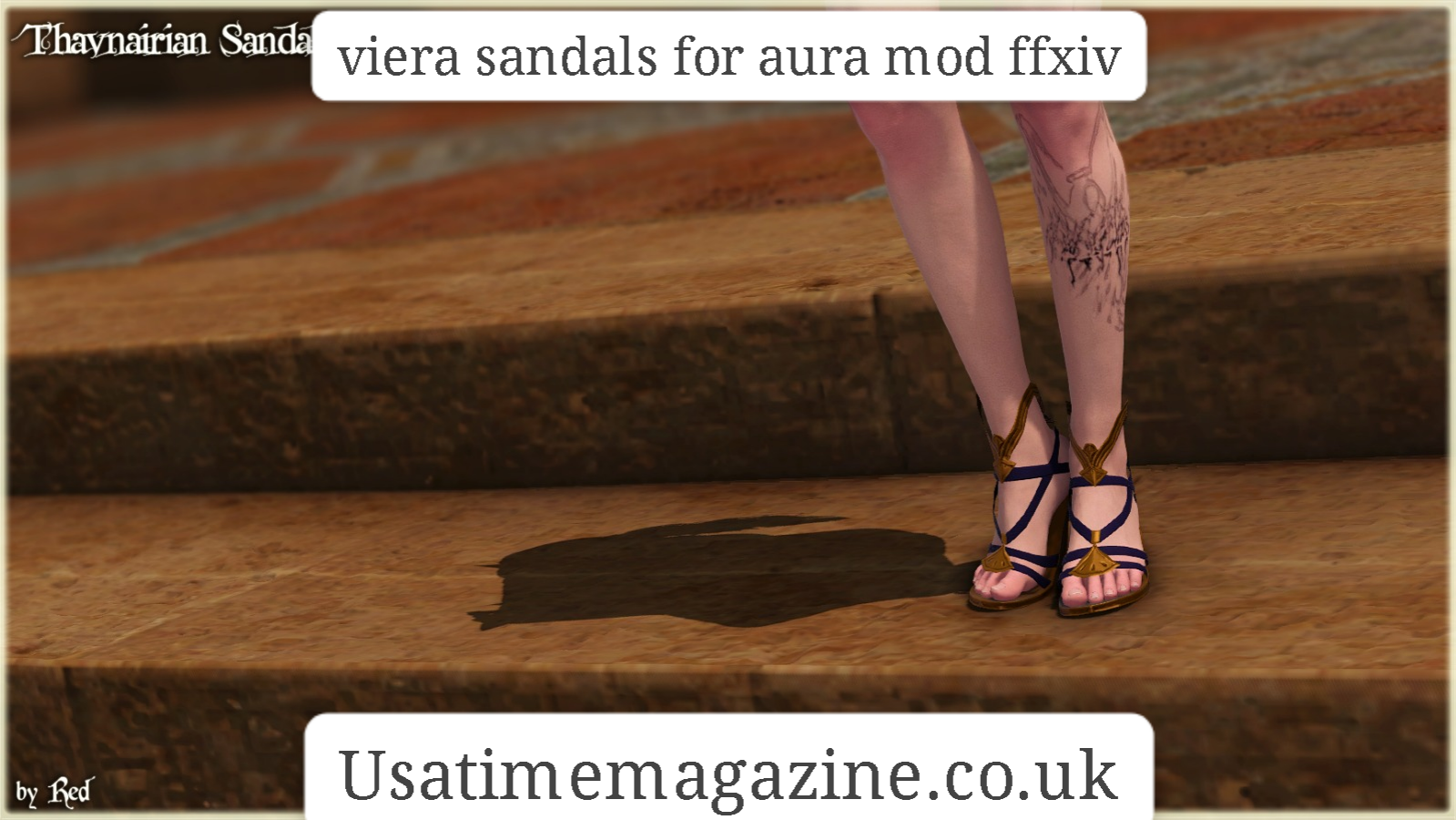 viera sandals for aura mod ffxiv