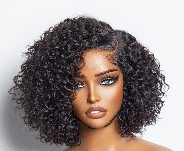 curly HD lace wig