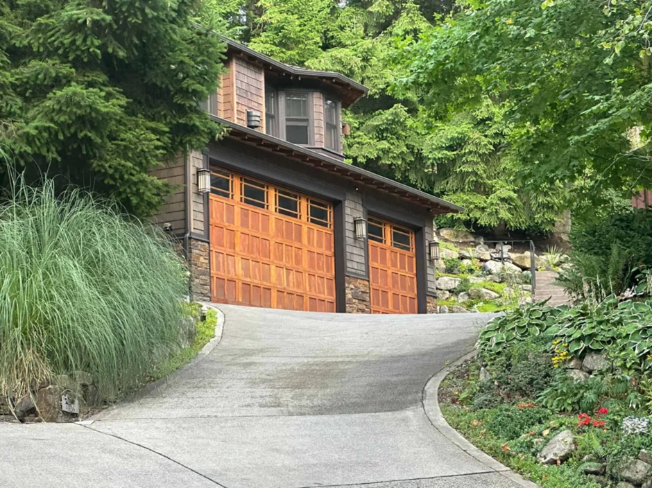 Garage door technician performing regular service