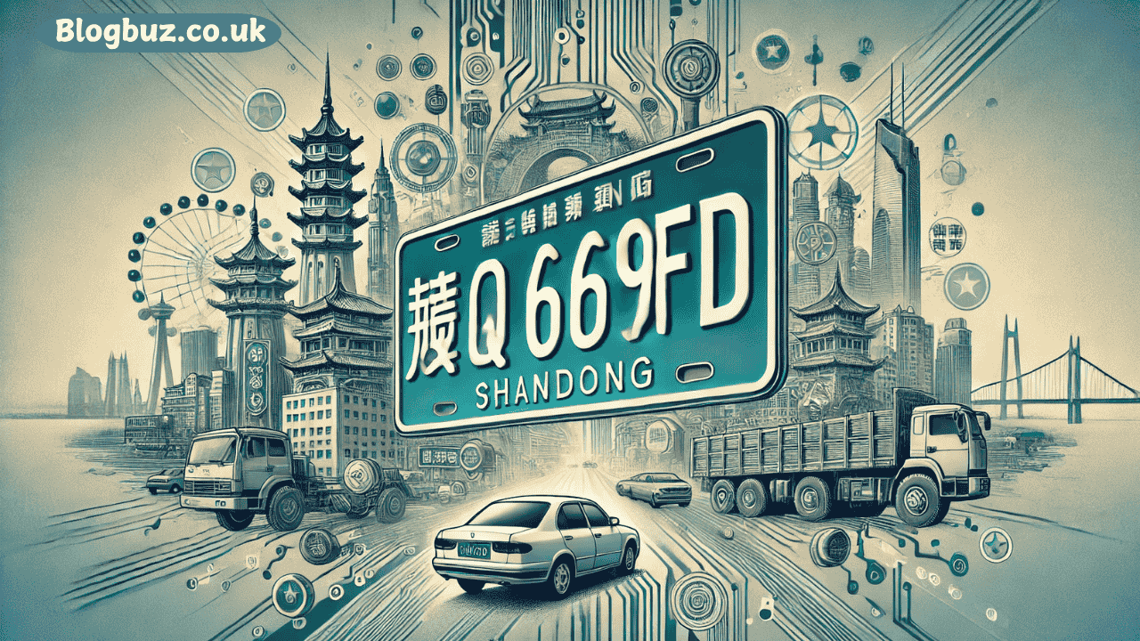 鲁q 669fd Shandong vehicle registration plate