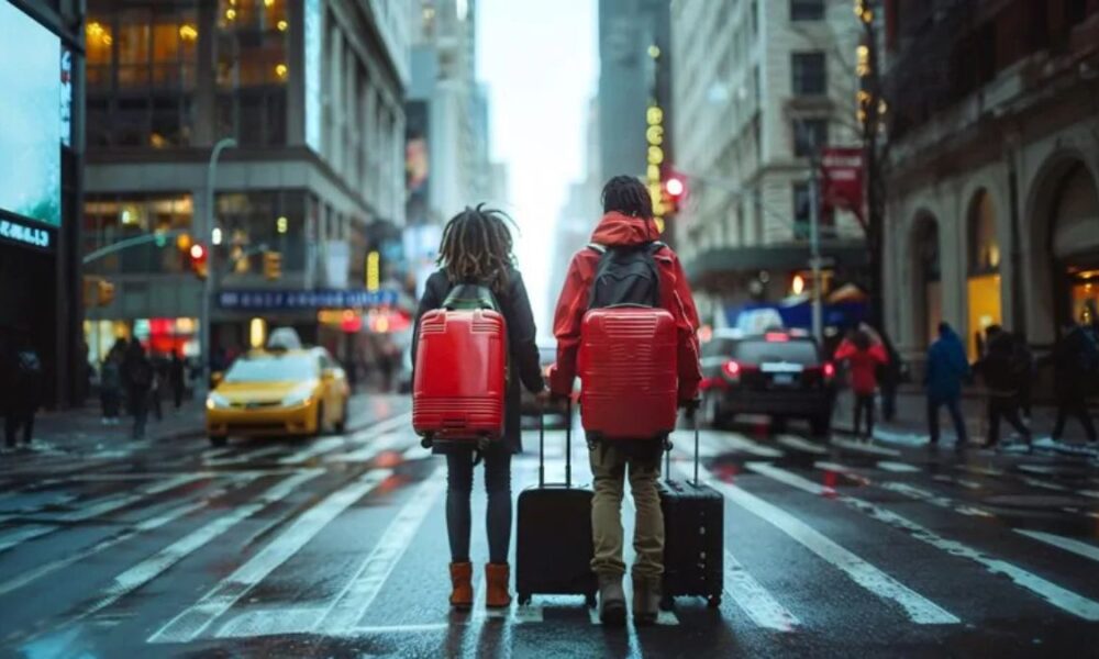 Screenshot of Travelsfornow.com homepage with guides and travel tips