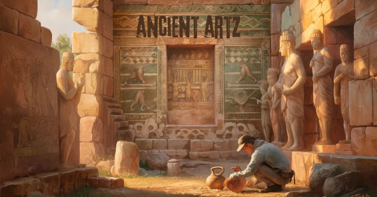 ancient artz drawing with simple design