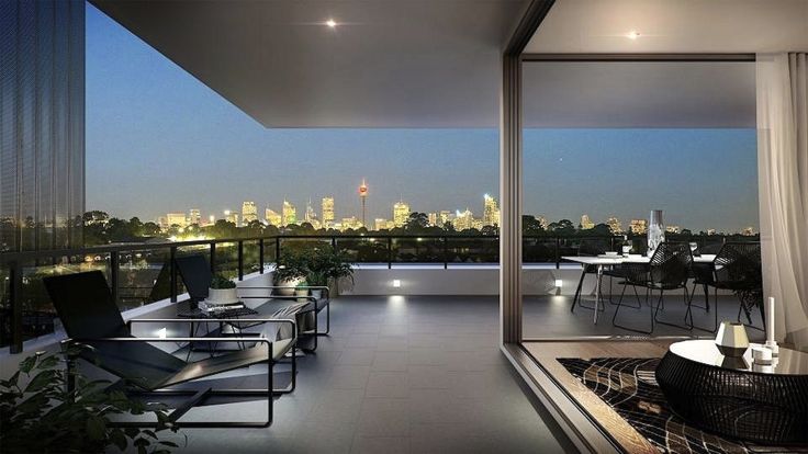 Luxury penthouse hub featuring panoramic skyline views