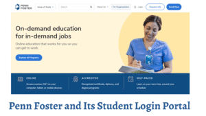 Penn Foster student login on mobile device