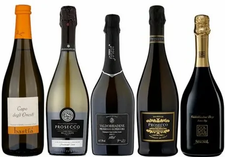Prosecchini Miniature Prosecco Bottle